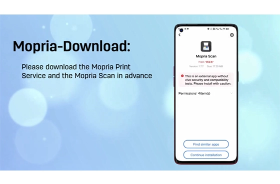 04 Deli modelo M2000 WiFi de la impresora-móvil-Mopria