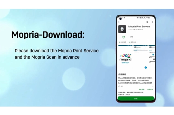 04 Deli modelo de impresora P3100 WiFi-móvil-Mopria