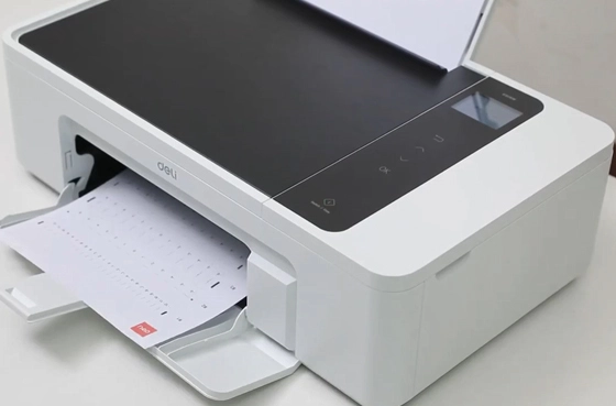 09 Calibración a través de la impresora D311NW de la impresora de inyección de tinta de la computadora Deli