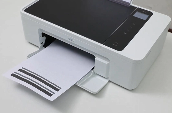 11 cabezal de impresión de limpieza a través de la impresora de ordenador Deli D311NW impresora de inyección de tinta