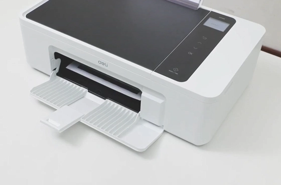 12 cabezales de impresión de limpieza a través de la impresora de impresora Deli D311NW impresora de inyección de tinta