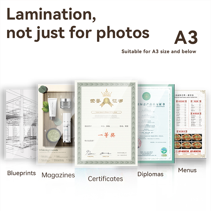 et110 70 125 mic a3 3 in 1 multifunctional laminator sales