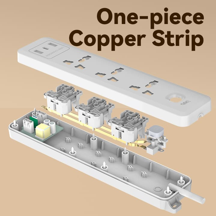 ct707 2 holes 2m universal conventional power strip supplier