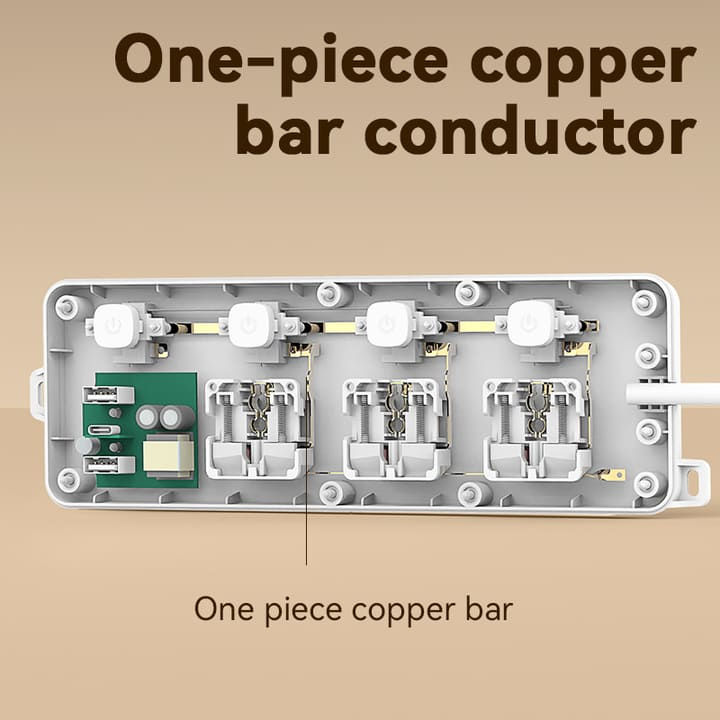 ct709 2 holes 2m universal conventional power strip supplier