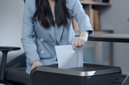 Trituradora de papel Deli