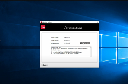 Impresora de inyección de tinta D311NW para actualización de firmware de la impresora Deli