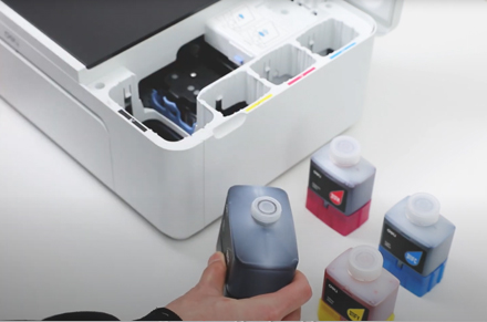 Impresora de inyección de tinta D311NW para botellas de tinta