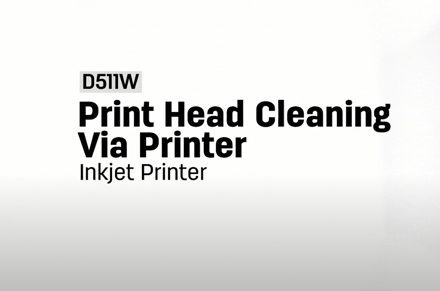 Limpieza del cabezal de la impresora a través de la impresora