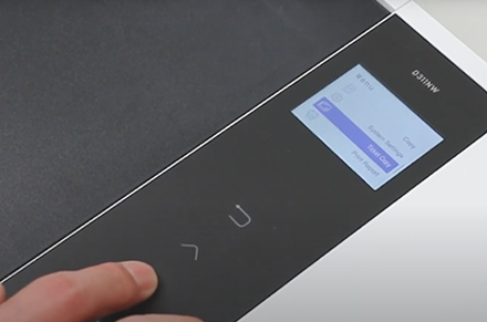 Impresora de inyección de tinta D311NW para configuración de red de impresora Deli