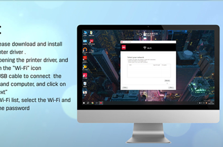 Impresora Deli (Conectar Wi-Fi a través de la computadora Windows)