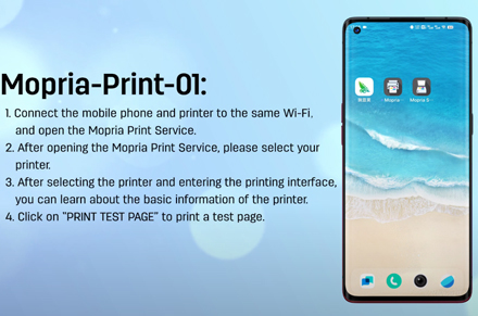 Impresora Deli M3100 Modelo WiFi-Móvil-Mopria