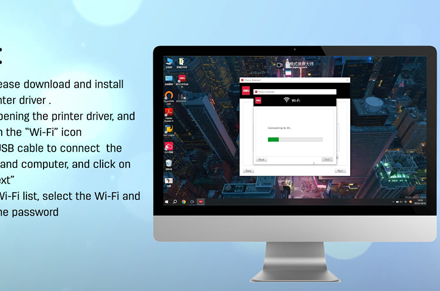 Impresora Deli (Conectar Wi-Fi a través de la computadora Windows)