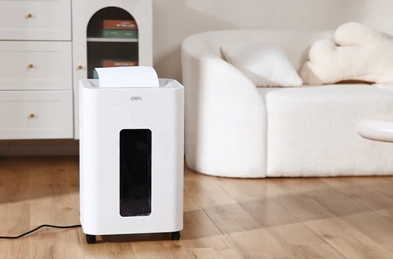 01 Deli ET048 Trituradora de papel de negocios ultra silenciosa