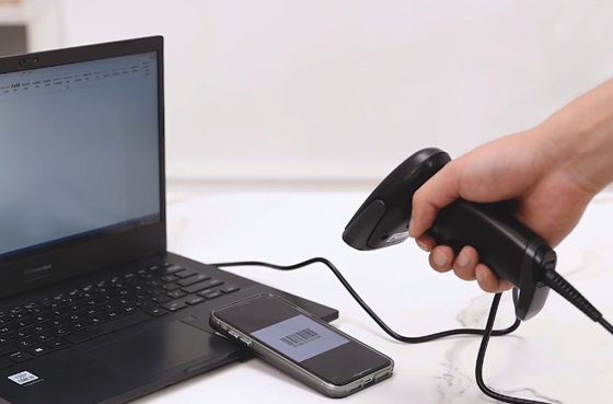 Escáner de luz roja 01 Deli ES216