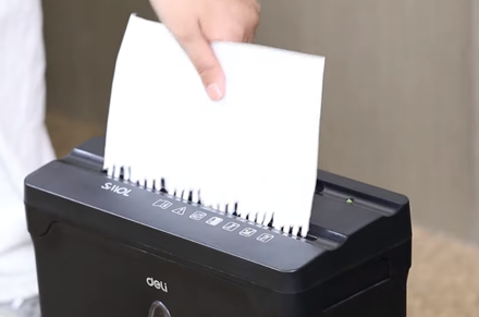 Trituradora de papel Deli ET015