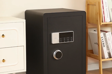 Caja de seguridad con contraseña electrónica serie ET550 ET551 ET552 ET553 de Deli