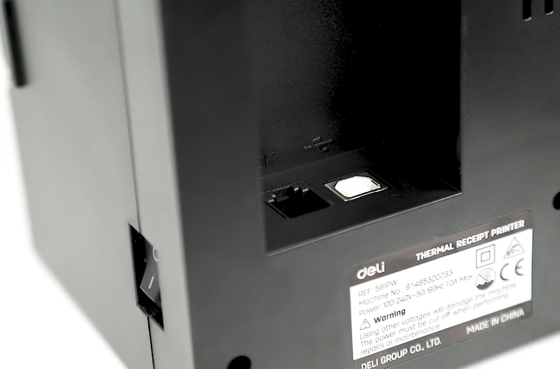 01 Deli E581PW Impresora de etiquetas