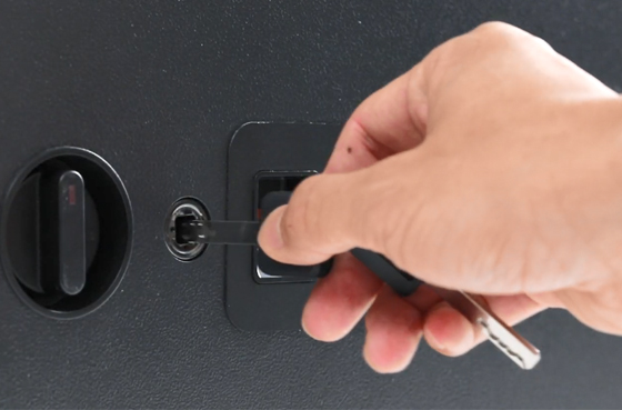 01 LOCKSWORTH VS4526 Mini huella digital de seguridad