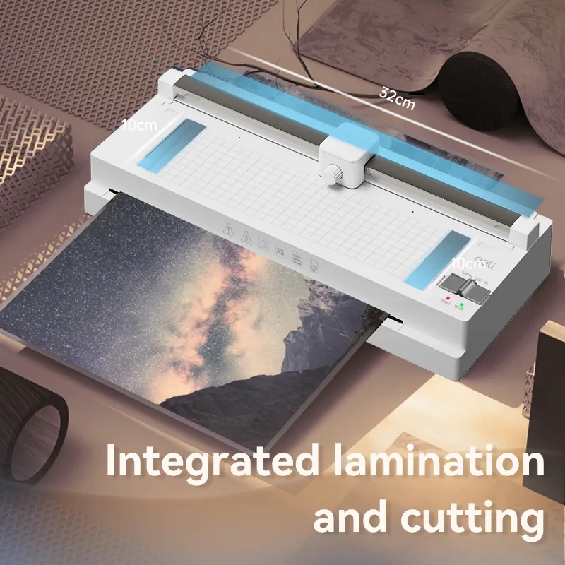 Laminadora multifuncional 3 en 1 ET110 de 70 a 125 micras, formato A3